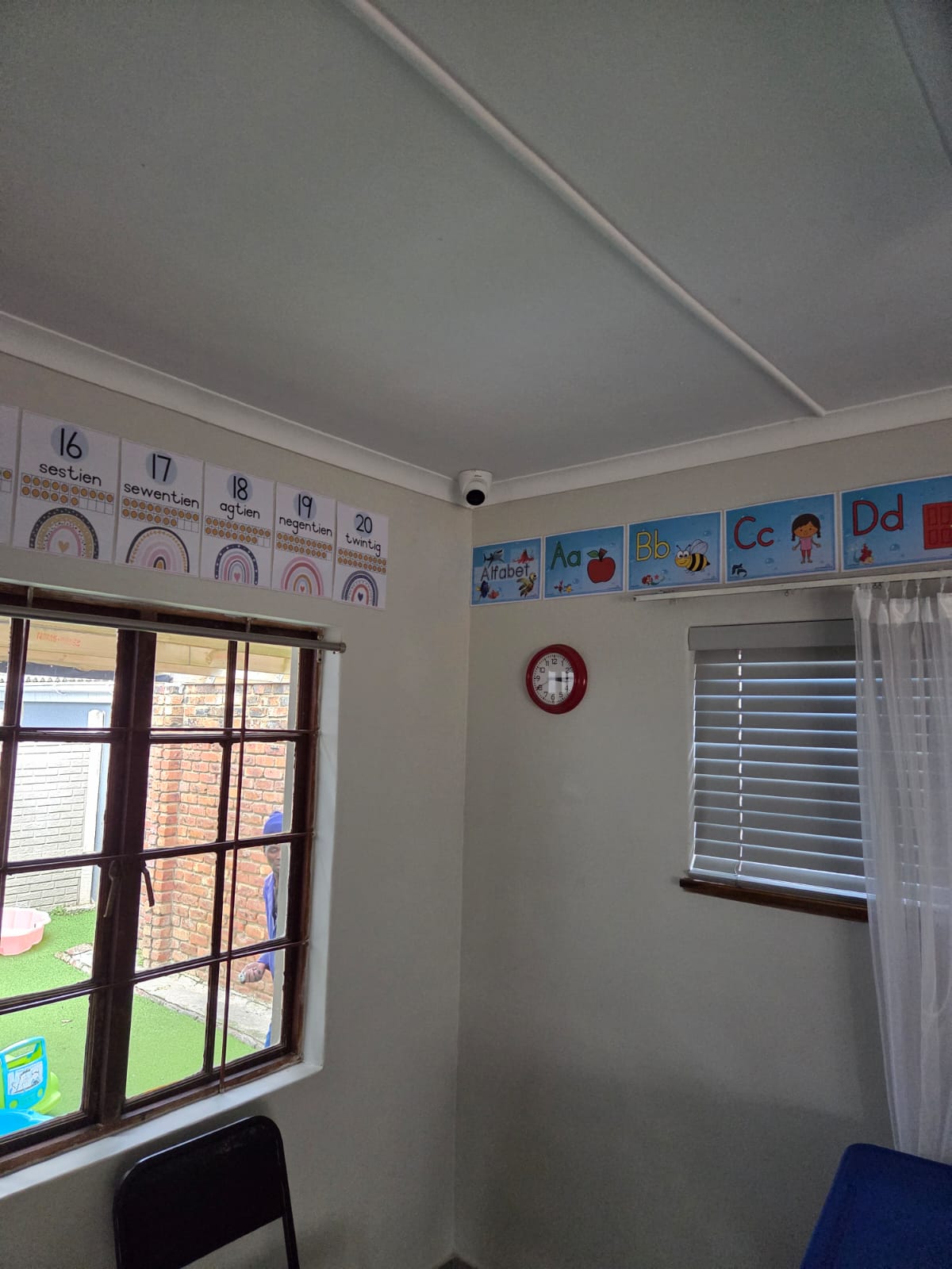 Hikvision dome camera in classroom